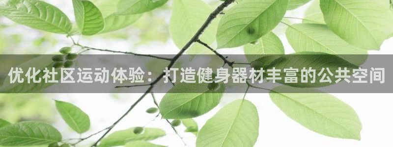 尊龙凯时人生就是搏官方网站：优化社区运动体验：打造健